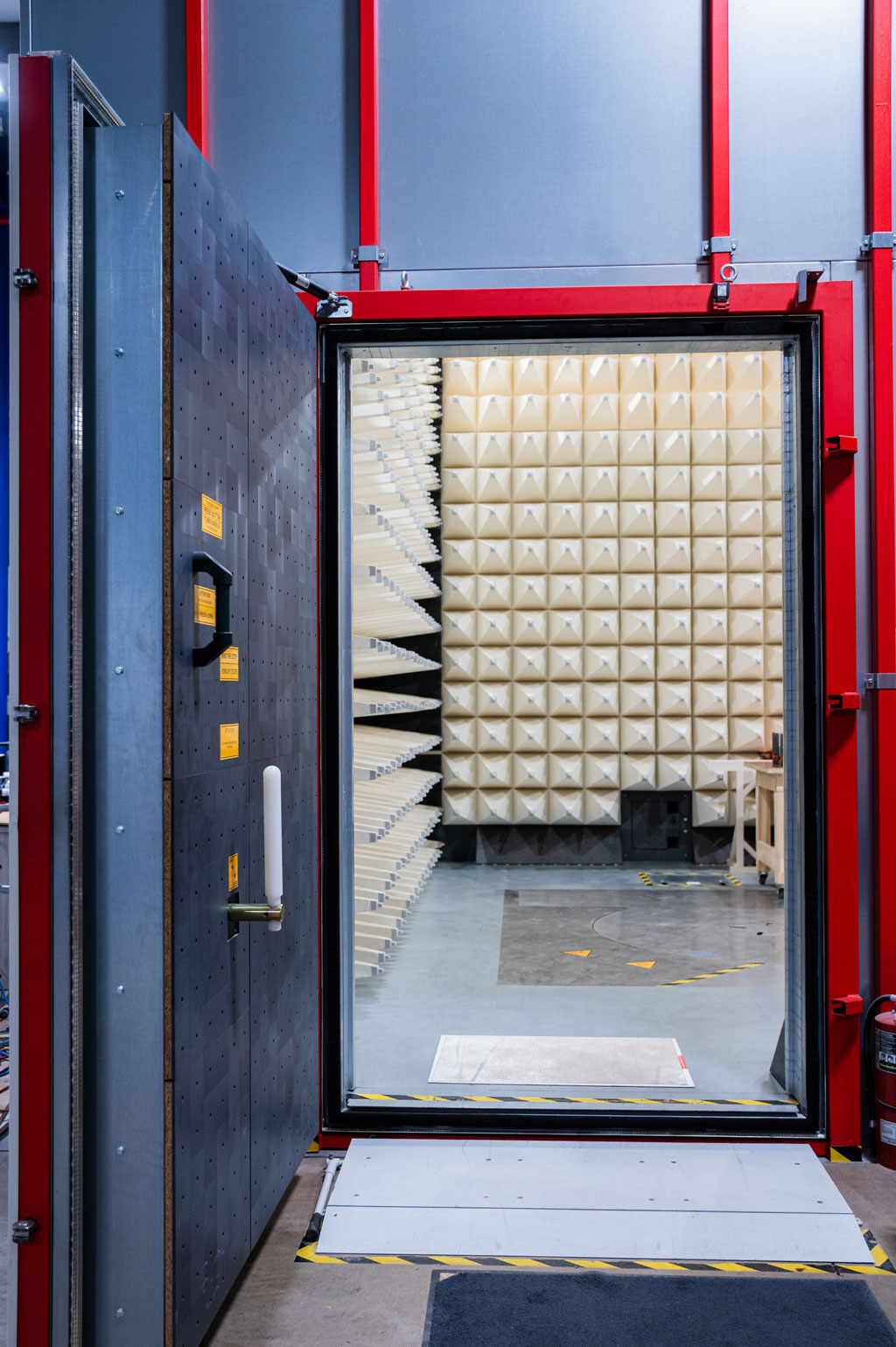 semi-anechoic EMC chamber