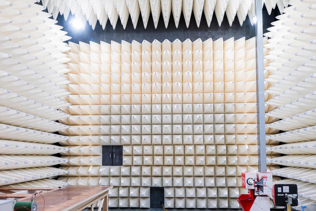 semi-anechoic EMC chamber